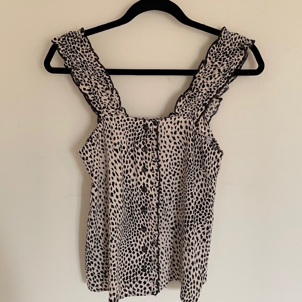 Brand new animal print Topshop top